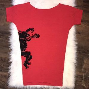 💕2 for $15💕 Fireball Whiskey Red Tunic T-Shirt Dress Costume